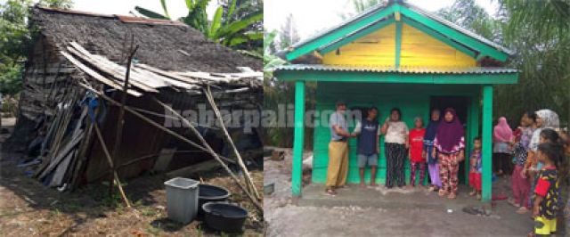 Patut diacungi Jempol, Warga Babat Swadaya Bedah Rumah Tak Layak Huni