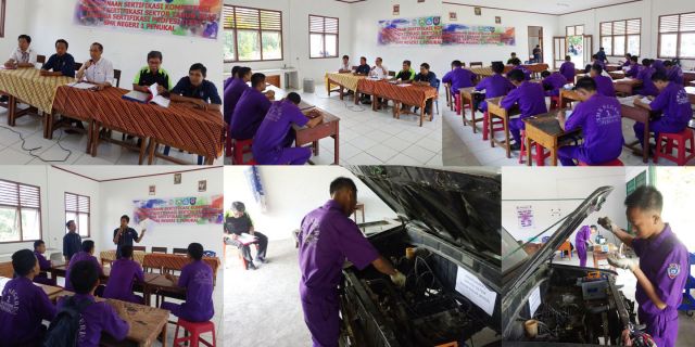 LSP SMK Negeri I Penukal Gelar Uji Sertifikasi Kompetensi Siswa